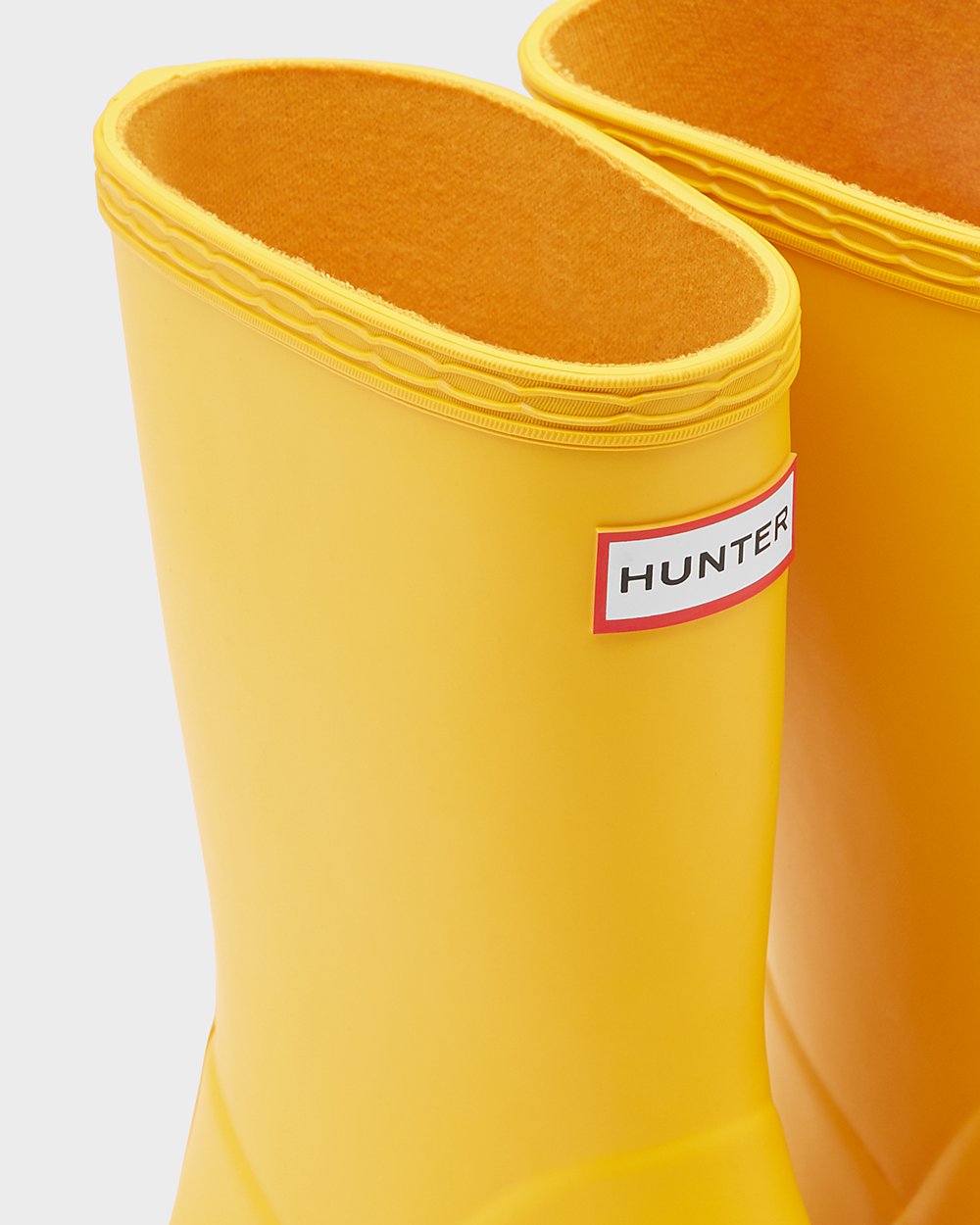 Bottes de Pluie Hunter Original First Classic Enfant Jaune VQCOGXU-89